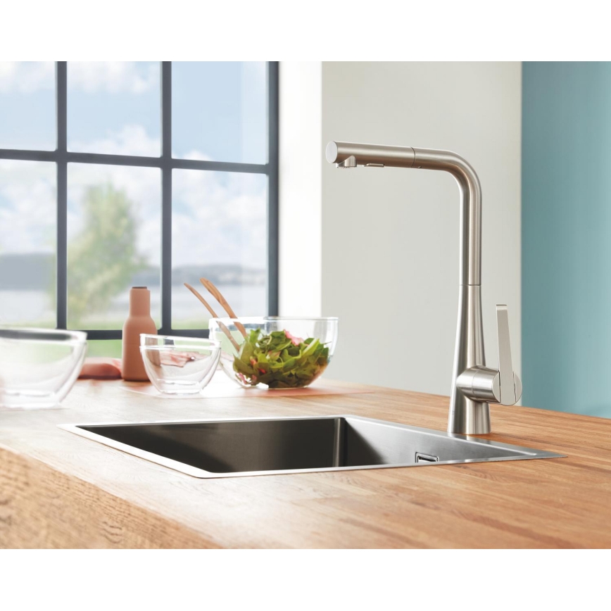 GROHE 31726SD0 - Virtuves izlietne K700 550 × 450 mm, no nerūsējošā tērauda