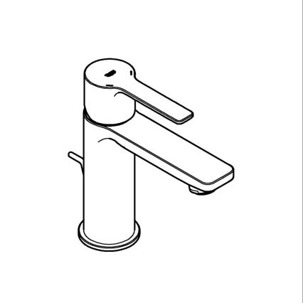 GROHE 32109GL1 - Izlietnes jaucējkrāns LINEARE zelta krāsā