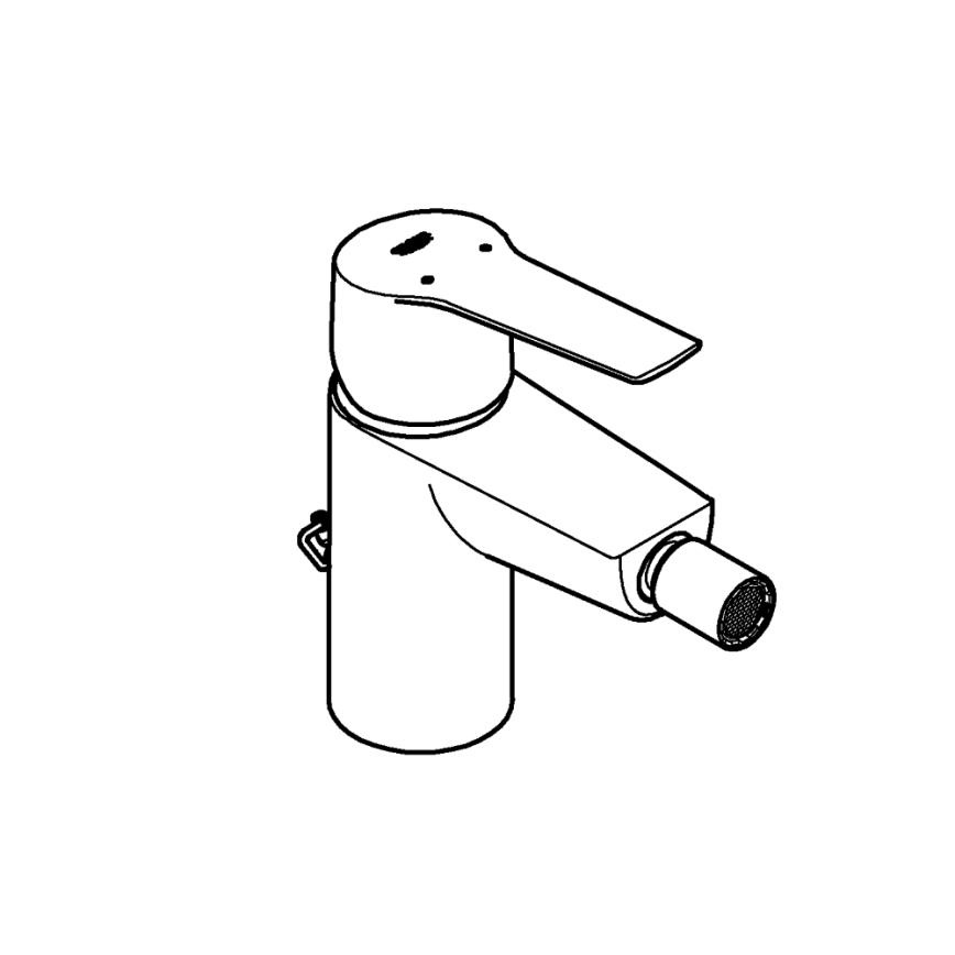 GROHE 32281002 - Bidē jaucējkrāns START S spīdīgs hroms