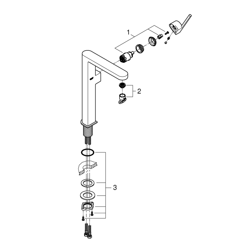 GROHE 32618003 - Izlietnes jaucējkrāns PLUS XL spīdīgs hroms