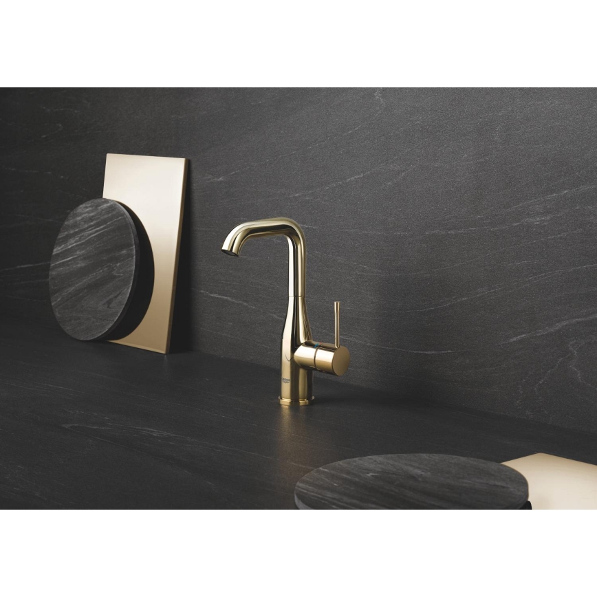 GROHE 32628GL1 - ESSENCE izlietnes jaucējkrāns, L izmērs, zelta