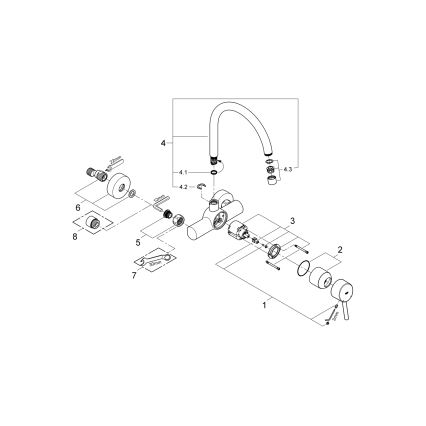 GROHE 32667001 - Izlietnes jaucējkrāns CONCETTO 280 mm, spīdīgs hroms