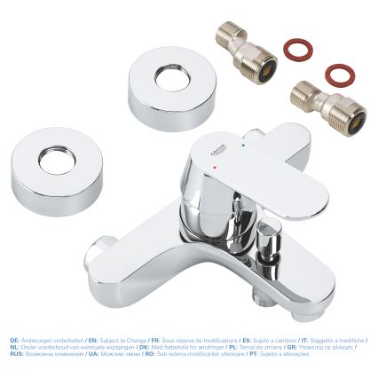 GROHE 32831000 - Vannas jaucējkrāns EUROSMART COSMOPOLITAN DN 15 spīdīgs hroms
