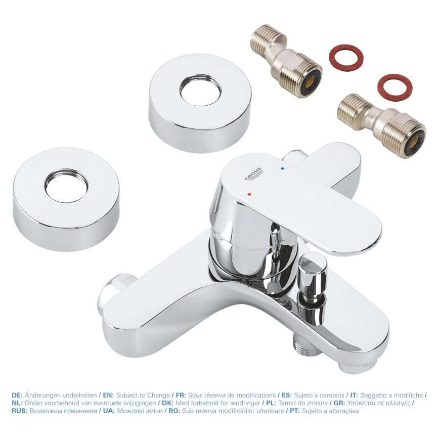 GROHE 32831000 - Vannas jaucējkrāns EUROSMART COSMOPOLITAN DN 15 spīdīgs hroms