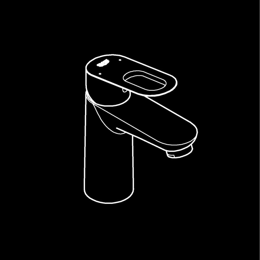 GROHE 32854000 - izlietnes jaucējkrāns BAULOOP, spīdīgs hroms