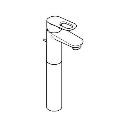 GROHE 32856000 - Izlietnes jaucējkrāns BAULOOP 12” spīdīgs hroms