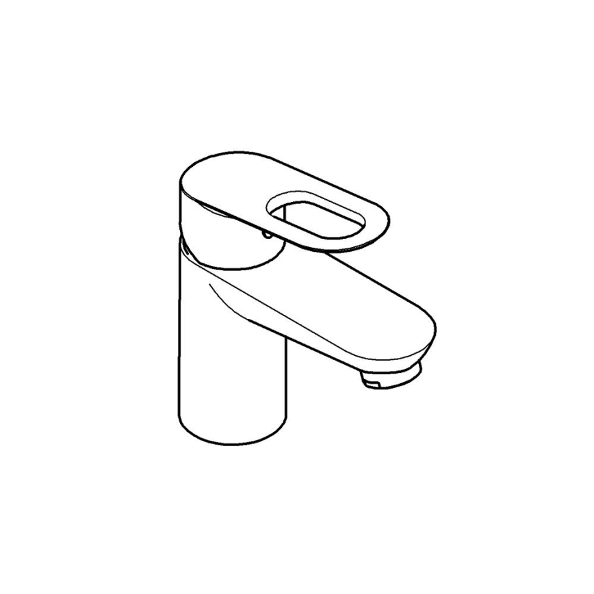 GROHE 32857000 - Stāvkrāna vārsts BAULOOP DN 15 spīdīgs hroms