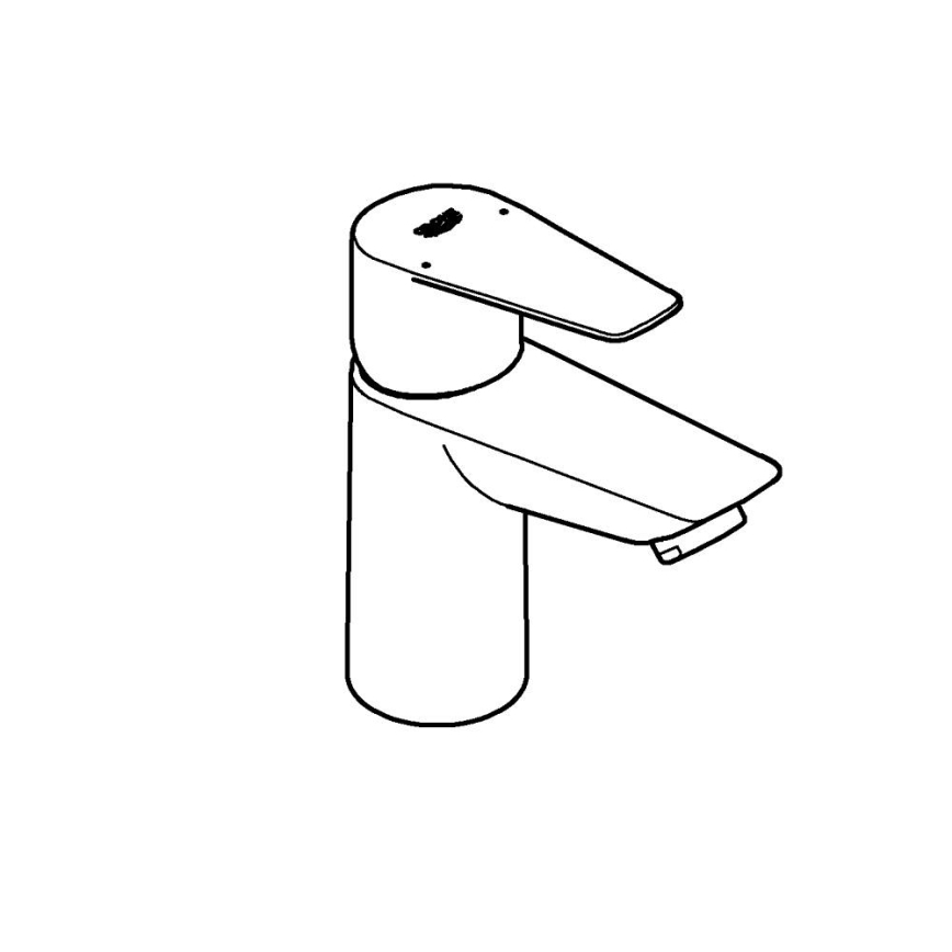 GROHE 32858001 - Izlietnes jaucējkrāns BAUEDGE 147 mm spīdīgs hroms