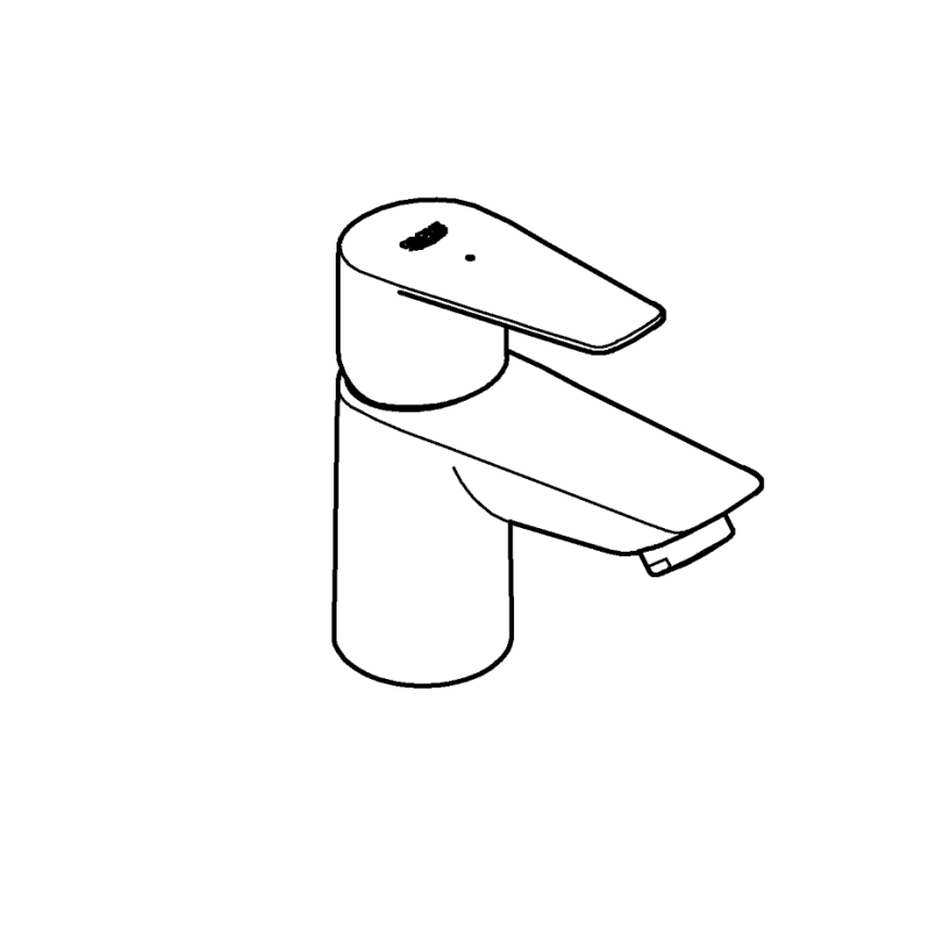 GROHE 32861001 - Stāvvārsts BAUEDGE 131 mm spīdīgs hroms