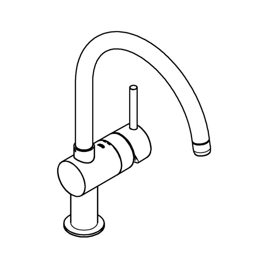 GROHE 32917000 - Virtuves izlietnes jaucējkrāns A 356 mm spīdīgs hroms