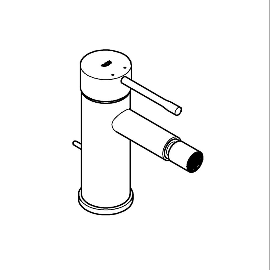 GROHE 32935DC1 - ESSENCE bidē jaucējkrāns, nerūsējošais tērauds