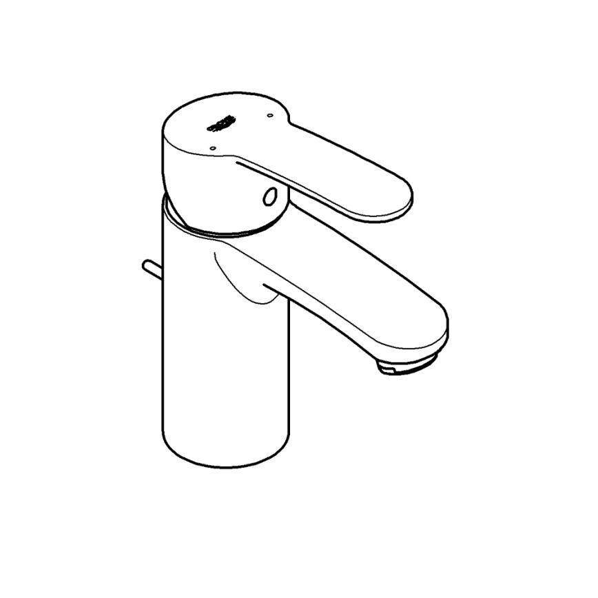 GROHE 3355220E - Izlietnes jaucējkrāns EUROSTYLE COSMOPOLITAN spīdīgs hroms