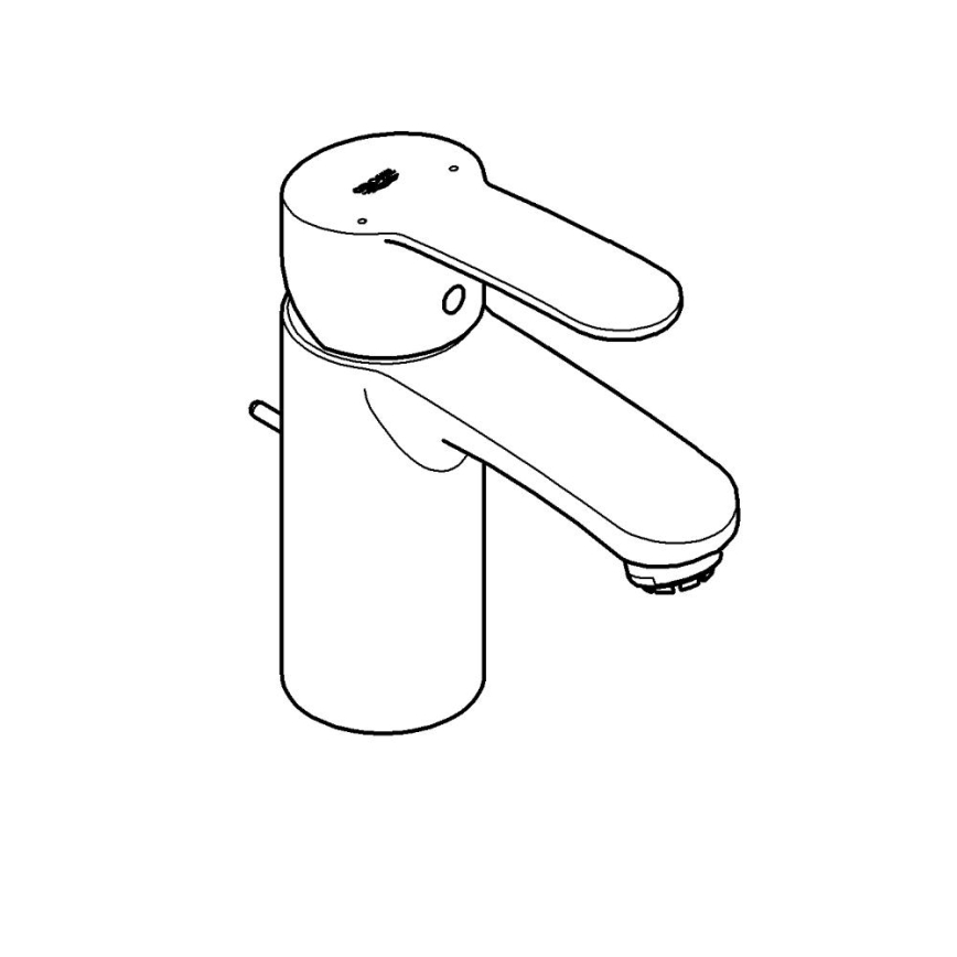 GROHE 33561002 - Izlietnes jaucējkrāns EUROSTYLE COSMOPOLITAN DN 15 spīdīgs hroms