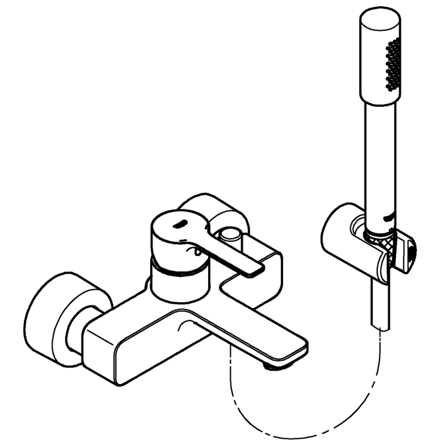 GROHE 33850001 - LINEARE vannas jaucējkrāns DN 15 spīdīgs hroms