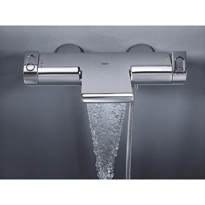 GROHE 34174001 - Termostatiskais vannas jaucējkrāns GROHTHERM 2000 172 mm spīdīgs hroms