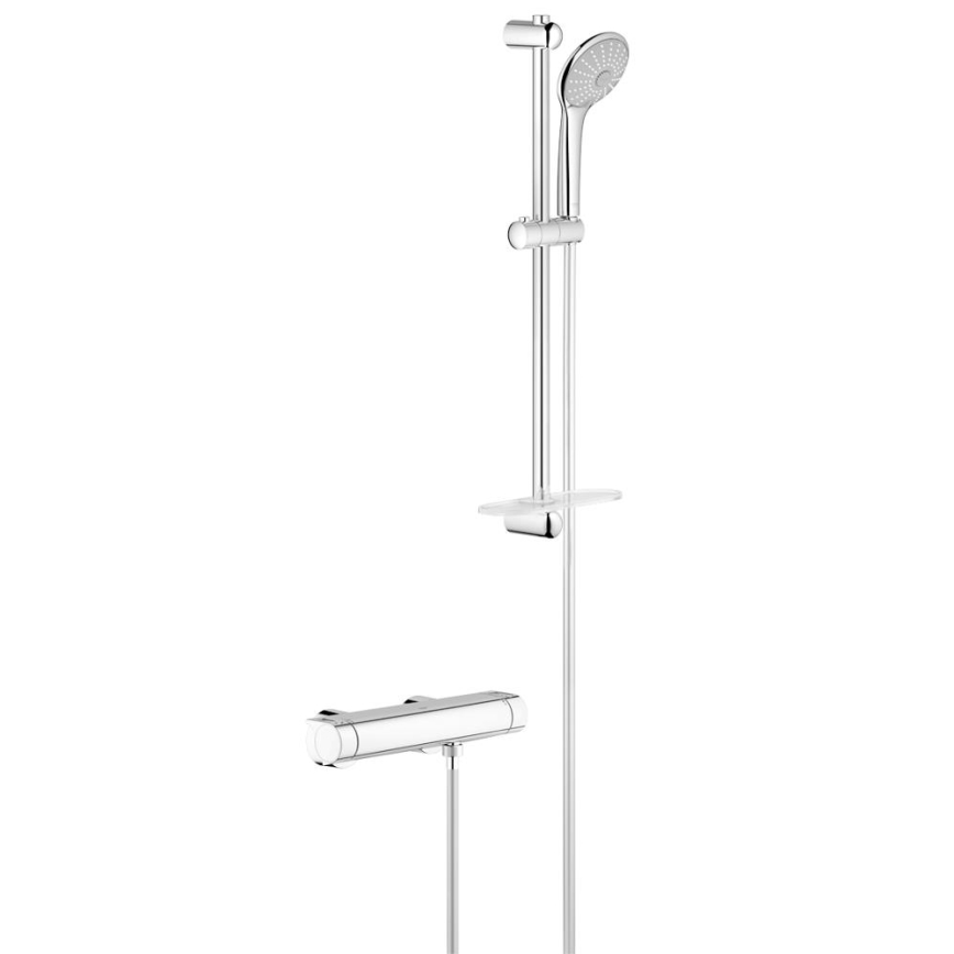 GROHE 34195001 - termostata dušas jaucējkrāns GROHTHERM 2000 ar EUPHORIA 110 komplektu, hromēts