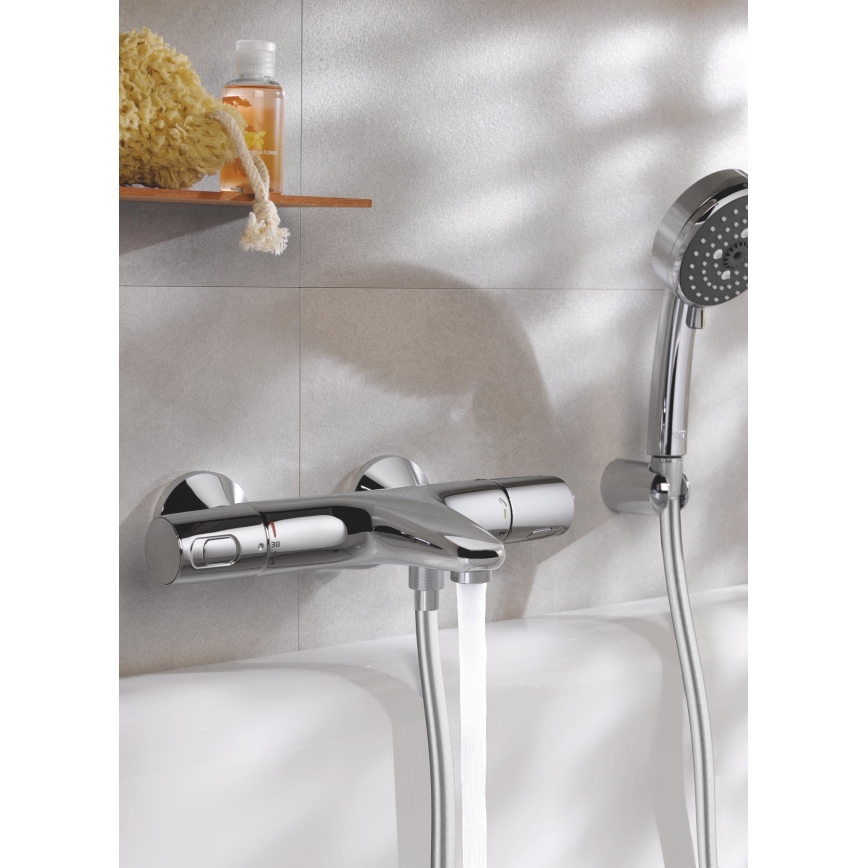 GROHE 34227002 - Termostatiskais vannas jaucējkrāns PRECISION TREND DN 15 spīdīgs hroms