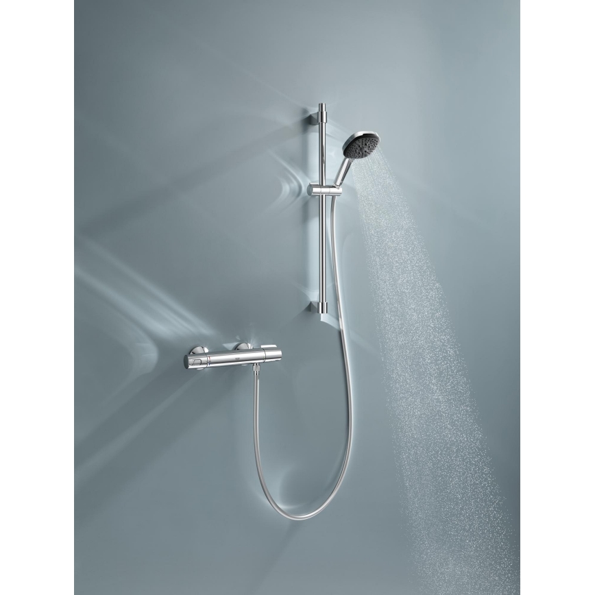 GROHE 34237003 - Termostatiskais dušas jaucējkrāns PRECISION TREND 150 mm hromēts