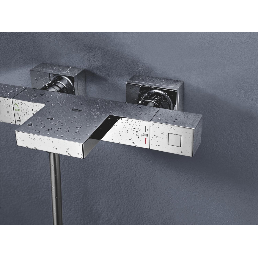 GROHE 34497000 - Termostatiskais vannas jaucējkrāns GROHTHERM CUBE DN 15, spīdīgs hroms