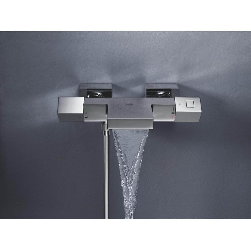GROHE 34497000 - Termostatiskais vannas jaucējkrāns GROHTHERM CUBE DN 15, spīdīgs hroms