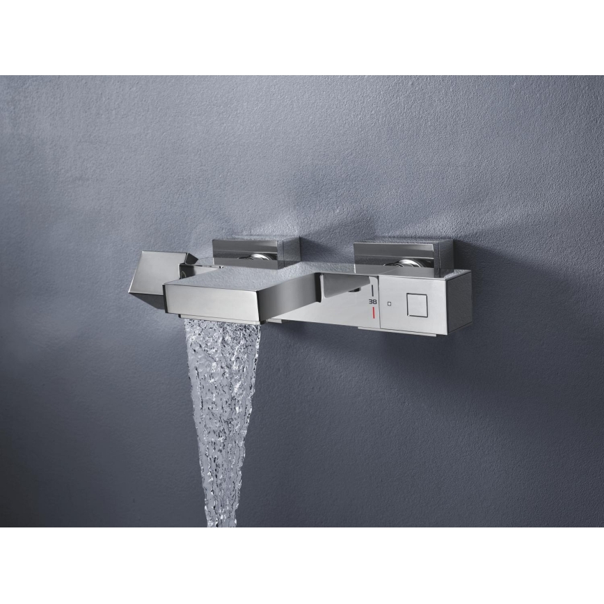 GROHE 34497000 - Termostatiskais vannas jaucējkrāns GROHTHERM CUBE DN 15, spīdīgs hroms