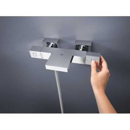 GROHE 34497000 - termostatisks vannas jaucējkrāns GROHTHERM CUBE DN 15, pulēts hroms