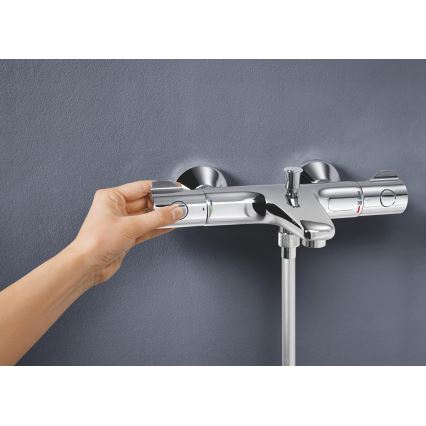 GROHE 34567000 - Termostatiskais vannas jaucējkrāns GROHTHERM 800 DN 15, spīdīgs hroms