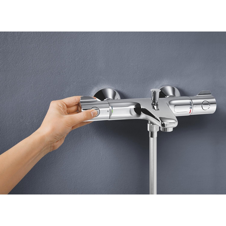 GROHE 34567000 - Termostatiskais vannas jaucējkrāns GROHTHERM 800 DN 15, spīdīgs hroms