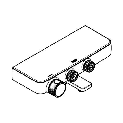 GROHE 34718000 - Termostatiskais vannas jaucējkrāns GROHTHERM SMARTCONTROL 12” hromēts