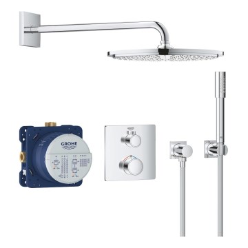 GROHE 34730000 - Dušas komplekts GROHTHERM RAINSHOWER COSMOPOLITAN 310 422 mm hromēts