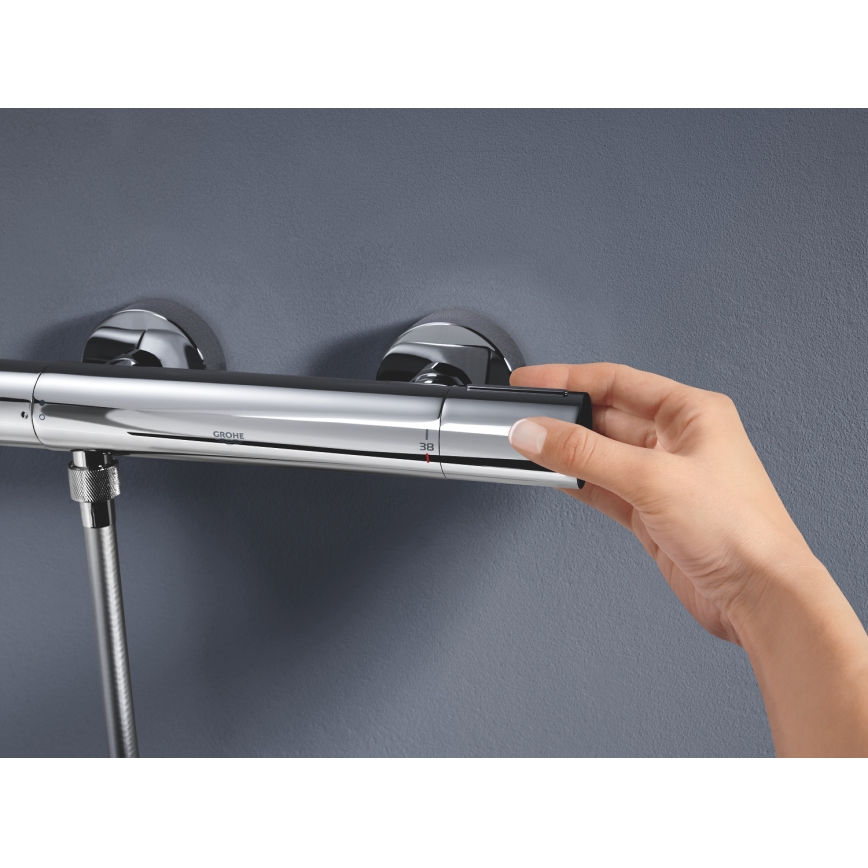 GROHE 34765000 - termostatiskais dušas jaucējkrāns GROHTHERM COSMOPOLITAN DN 15, hroms