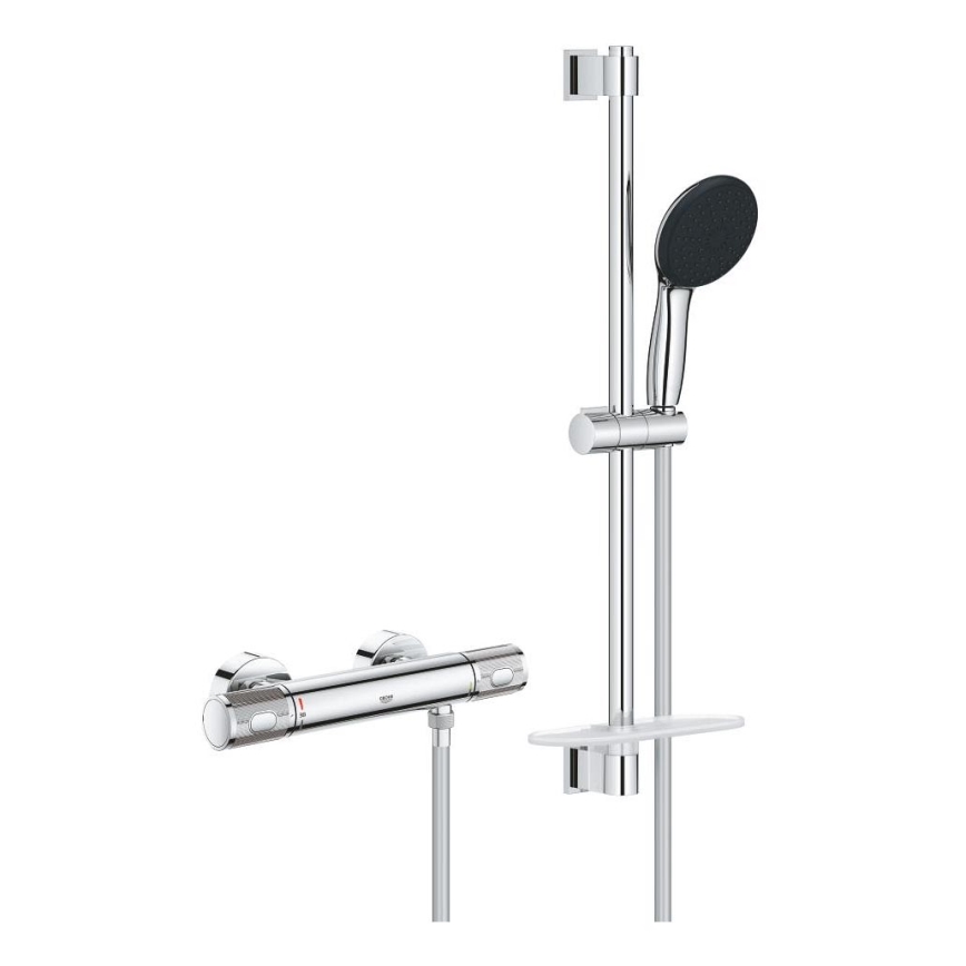 GROHE 34791001 - Termostatisks dušas komplekts PRECISION FEEL 600 mm hroms