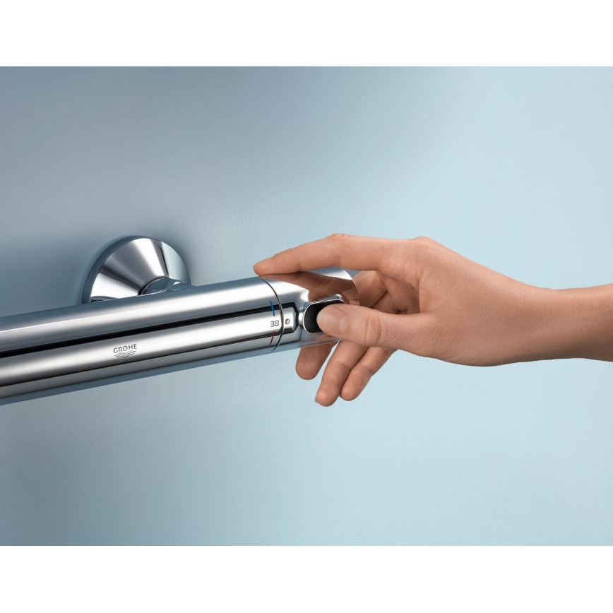 GROHE 34805001 - Dušas komplekts ar termostatisko jaucējkrānu PRECISION FLOW DN 15 spīdīgs hroms