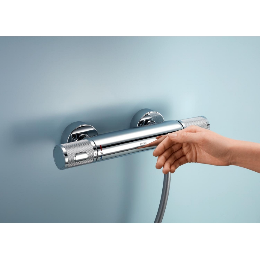 GROHE 34853001 - termostatisks dušas jaucējkrāns PRECISION FEEL + 90 cm komplekts, hroms