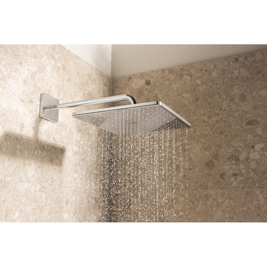 GROHE 34879000 - Iebūvējama dušas sistēma PRECISION CUBE 310 × 310 mm, hroma apdare