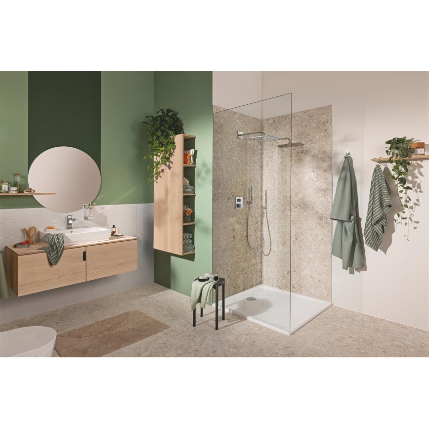 GROHE 34879000 - Iebūvējama dušas sistēma PRECISION CUBE 310 × 310 mm, hroma apdare