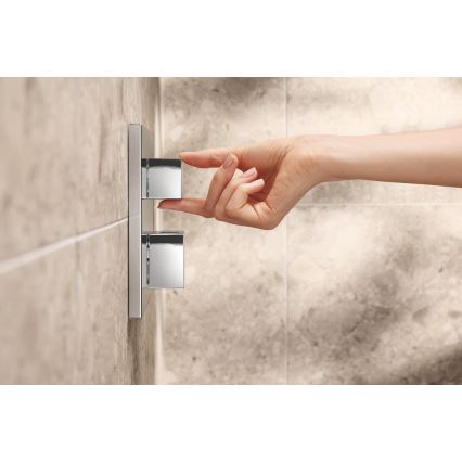 GROHE 34879000 - Iebūvējama dušas sistēma PRECISION CUBE 310 × 310 mm, hroma apdare