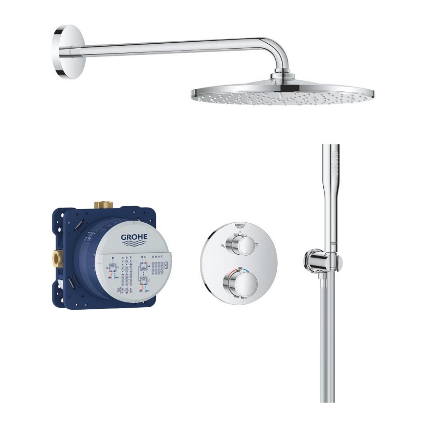 GROHE 34880000 - Iebūvējamais statiskais dušas maisītājs GROHTHERM SMARTCONTROL hromēts