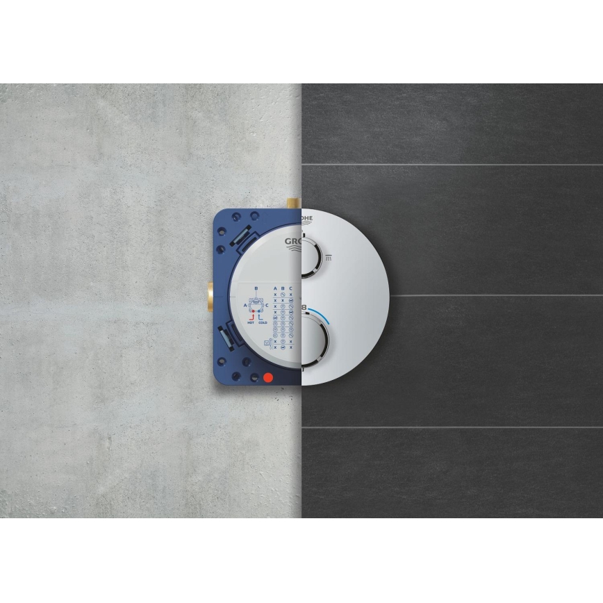 GROHE 34880000 - Iebūvējamais statiskais dušas maisītājs GROHTHERM SMARTCONTROL hromēts