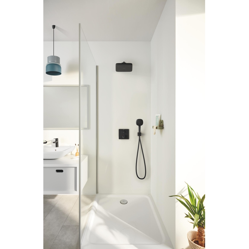 GROHE 348822430 - Dušas komplekts PRECISION 250 × 250 mm melns