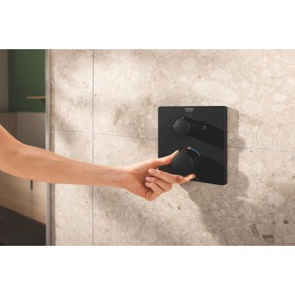 GROHE 348822430 - Dušas komplekts PRECISION 250 × 250 mm melns
