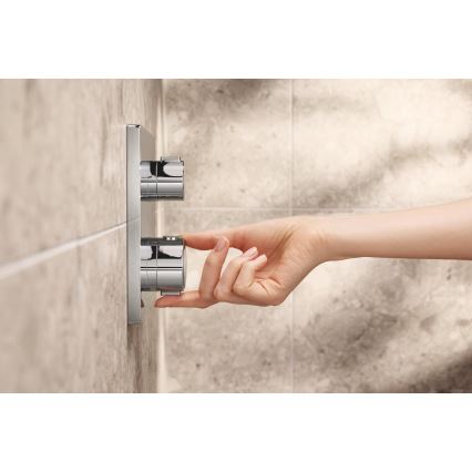 GROHE 348822430 - PRECISION dušas komplekts 250 × 250 mm, melns