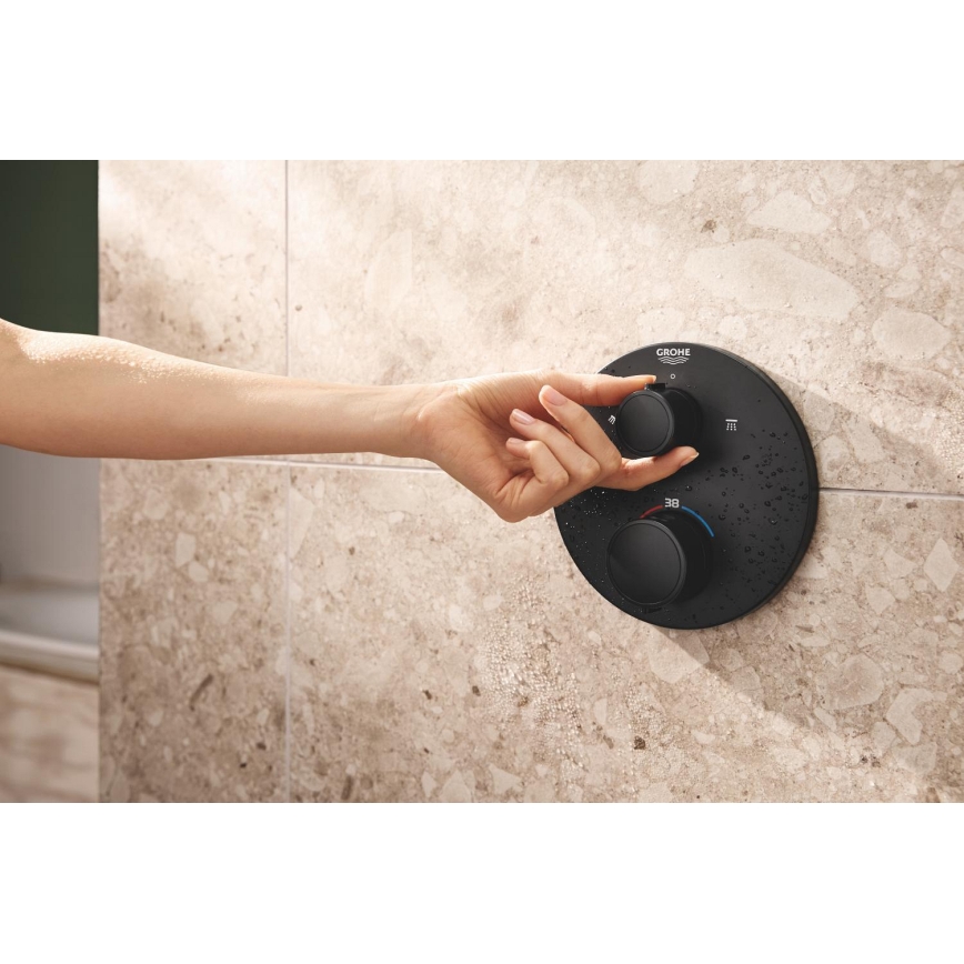 GROHE 348832430 - Dušas komplekts VITALIO START 250 mm melns