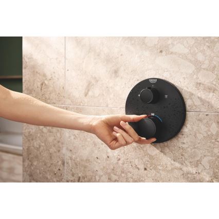 GROHE 348832430 - Dušas komplekts VITALIO START 250 mm melns