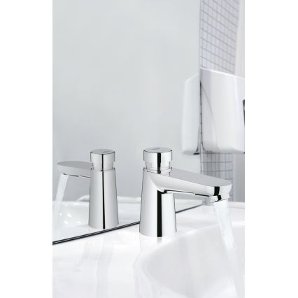 GROHE 36265000-Pašnoslēdzams stāvošs vārsts EUROECO COSMOPOLITAN T DN 15 hroma apdare
