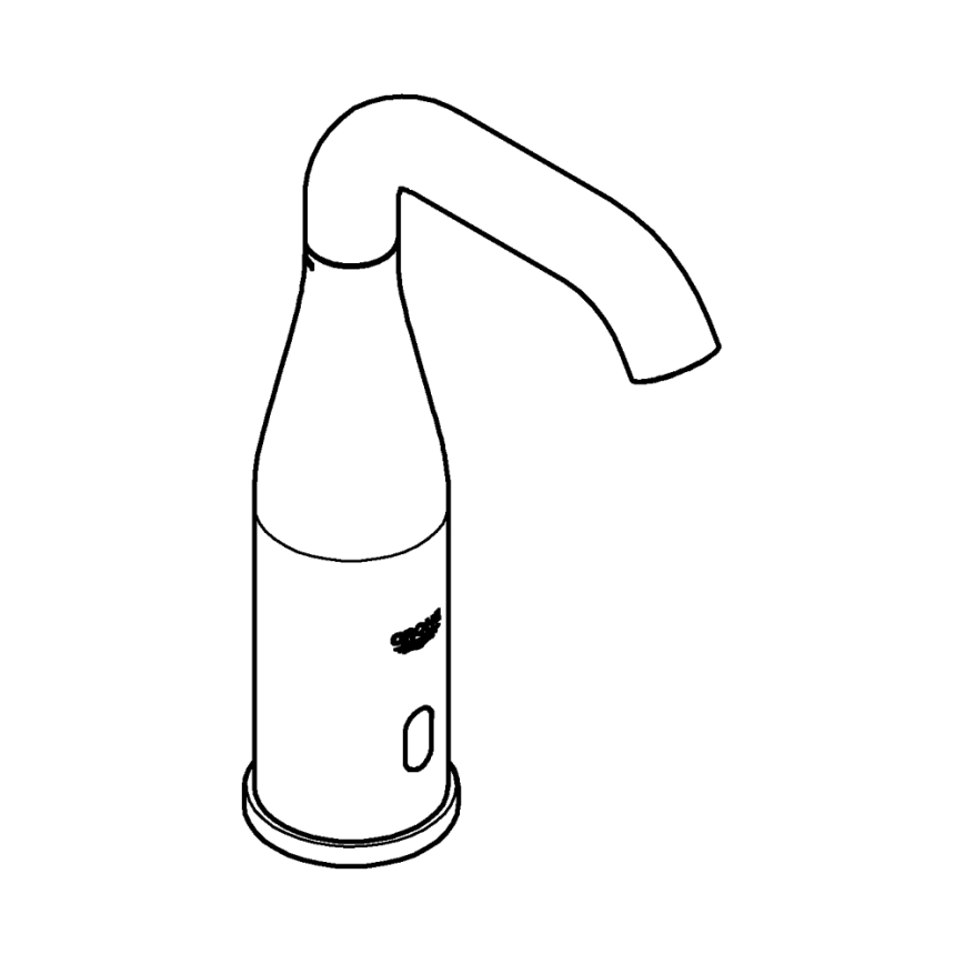 GROHE 36446000 - Infrasarkanais elektroniskais jaucējkrāns ESSENCE E, spīdīgs hroms