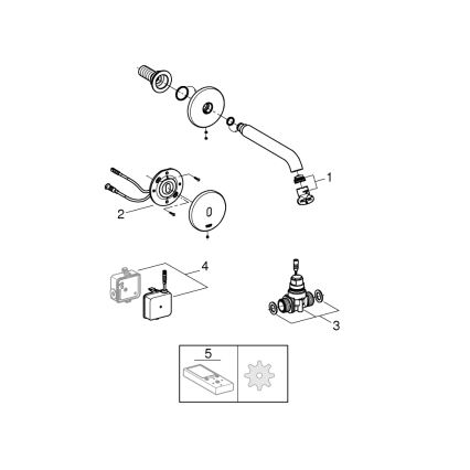 GROHE 36447000 - Infrasarkanais elektroniskais jaucējkrāns ESSENCE E, 182 mm, spīdīgs hroms