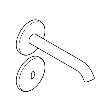 GROHE 36447000 - Infrasarkanais elektroniskais jaucējkrāns ESSENCE E, 182 mm, spīdīgs hroms