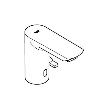 GROHE 36453000 - infrasarkanais elektroniskais izlietnes jaucējkrāns BAU COSMOPOLITAN E 123 mm hroms