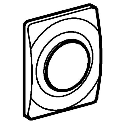 GROHE 37018SH0 - Vadības poga SURF 116 × 144 mm balta